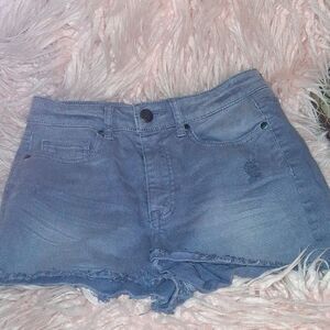 💫💫💫 TOKYO Darling Light Blue Jean Super High Waisted Shorts Size 2